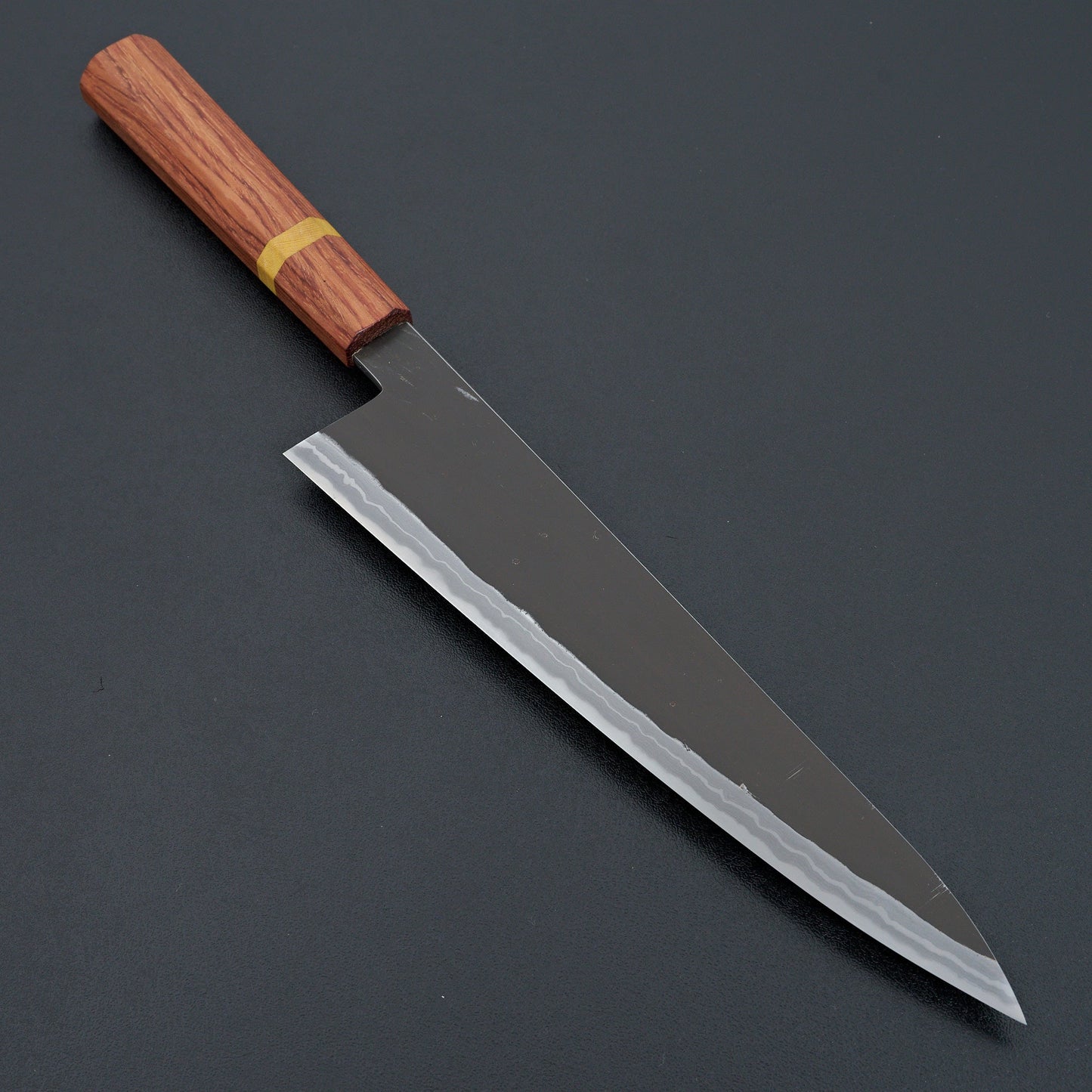 Yanick Puig 7 Layer Vintage Iron Bubinga Gyuto 230mm