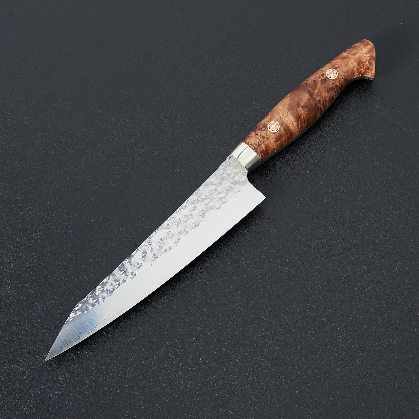 Yu Kurosaki R2 Senko Petty 150mm Western Maple Burl
