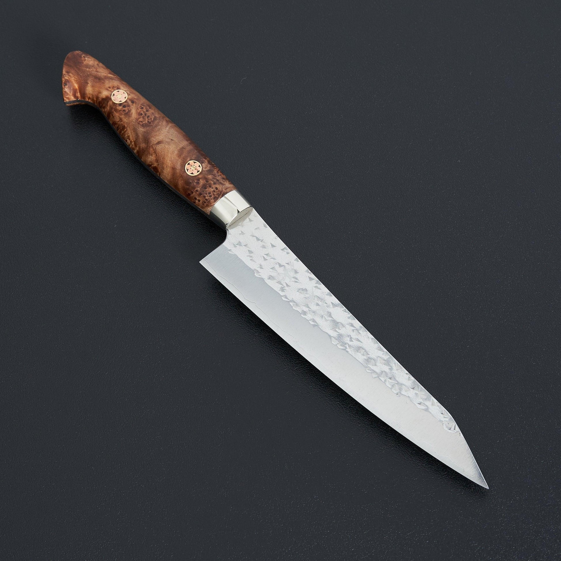 Yu Kurosaki R2 Senko Petty 150mm Western Maple Burl