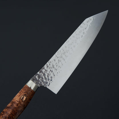 Yu Kurosaki R2 Senko Santoku 170mm Western Maple Burl