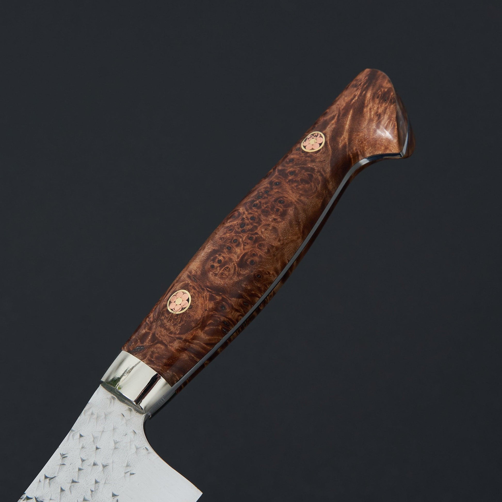 Yu Kurosaki R2 Senko Santoku 170mm Western Maple Burl
